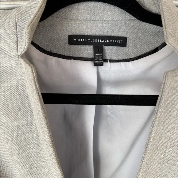 White House Black Market Light Gray Blazer - Picture 9 of 17
